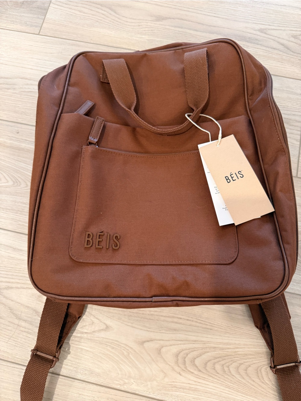 BEIS The Expandable Backpack 
in Maple